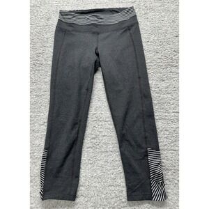 ATHLETA Capri Activewear‎ Leggings Women's Size Small T Gray White